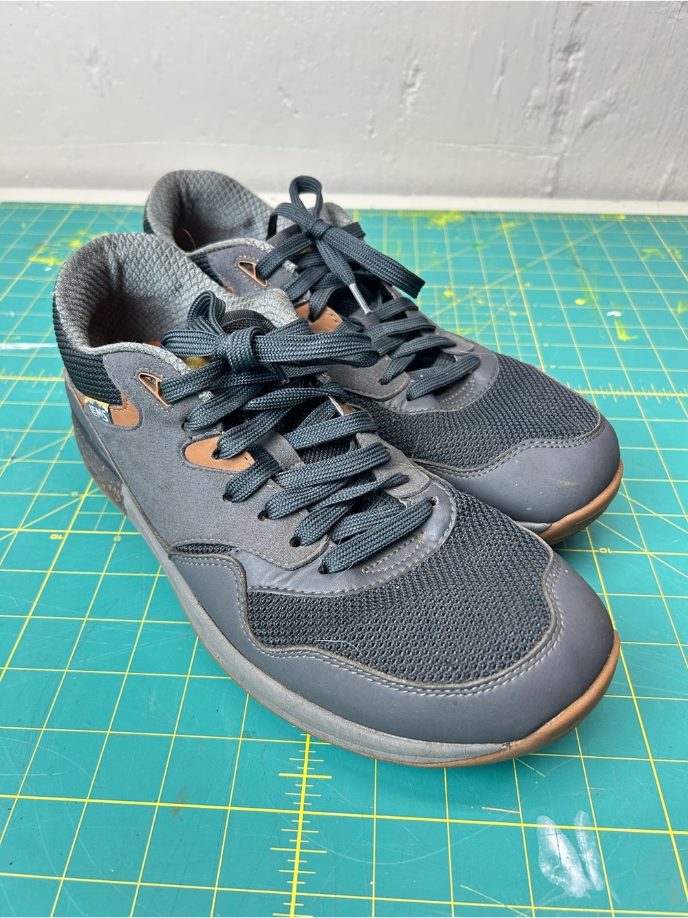 Lems Trailhead shoes in Charcoal Gray and Brown